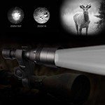 Zoomable Infrared Flashlight for Night Vision Hunting