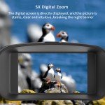 36MP 4K Night Vision Binoculars with 5x Zoom