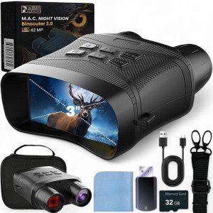 4K Night Vision Binoculars with 3" Display