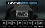 4K Night Vision Binoculars with 3" Display