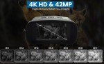4K Night Vision Binoculars with 3" Display