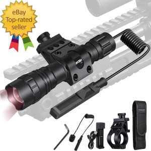 Rechargeable Mini IR Flashlight for Night Vision