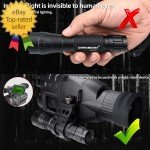 Rechargeable Mini IR Flashlight for Night Vision