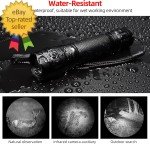 Rechargeable Mini IR Flashlight for Night Vision