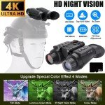 4K Night Vision Hunting Binoculars with Infrared