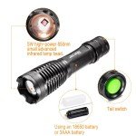 Night Vision Infrared Flashlight for Hunting - 850nm
