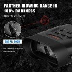 Infrared Night Vision Binoculars for Dark Viewing