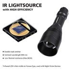 A8S Zoomable Infrared Hunting Light 850nm