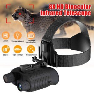 8X Infrared Night Vision Binoculars for Hunting