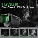 Digital Night Vision Monocular Telescope for Complete Darkness