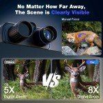 Infrared Night Vision Binoculars for Total Darkness