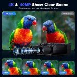 Infrared Night Vision Binoculars for Total Darkness