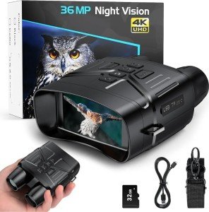 4K Night Vision Goggles for Tactical Hunting