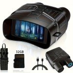 Infrared Night Vision Digital Binoculars for Darkness