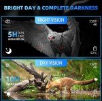 4K Night Vision Hunting Binoculars with Rechargeable Battery