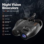 Night Vision Head-Mounted Infrared Binoculars