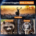 Infrared Night Vision Binoculars for Total Darkness