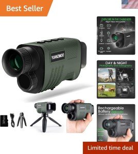 8X Zoom Night Vision Monocular for Hunting & Camping