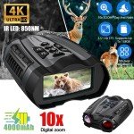 10X Zoom Night Vision Binoculars with HD Camera