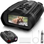 10X Zoom Night Vision Binoculars with HD Camera