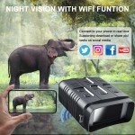 4K Night Vision Binoculars with 36MP Full Color