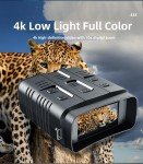 4K Night Vision Binoculars with 36MP Full Color