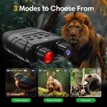 Infrared Night Vision Binoculars with 32GB TF Card
