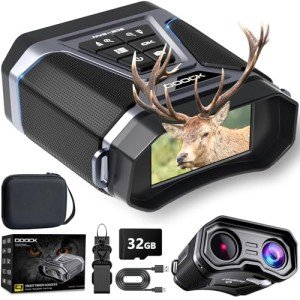 DOOCK 4K Night Vision Binoculars with 8X Zoom
