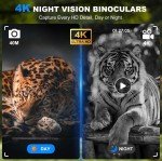 4K Night Vision Binoculars for Adults