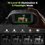 4K Night Vision Binoculars with 12X Zoom