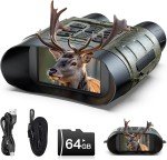 4K Night Vision Binoculars with 12X Zoom