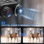 4K Night Vision Binoculars with 8X Zoom
