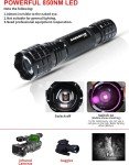 Mini Rechargeable IR Flashlight 850Nm for Night Vision