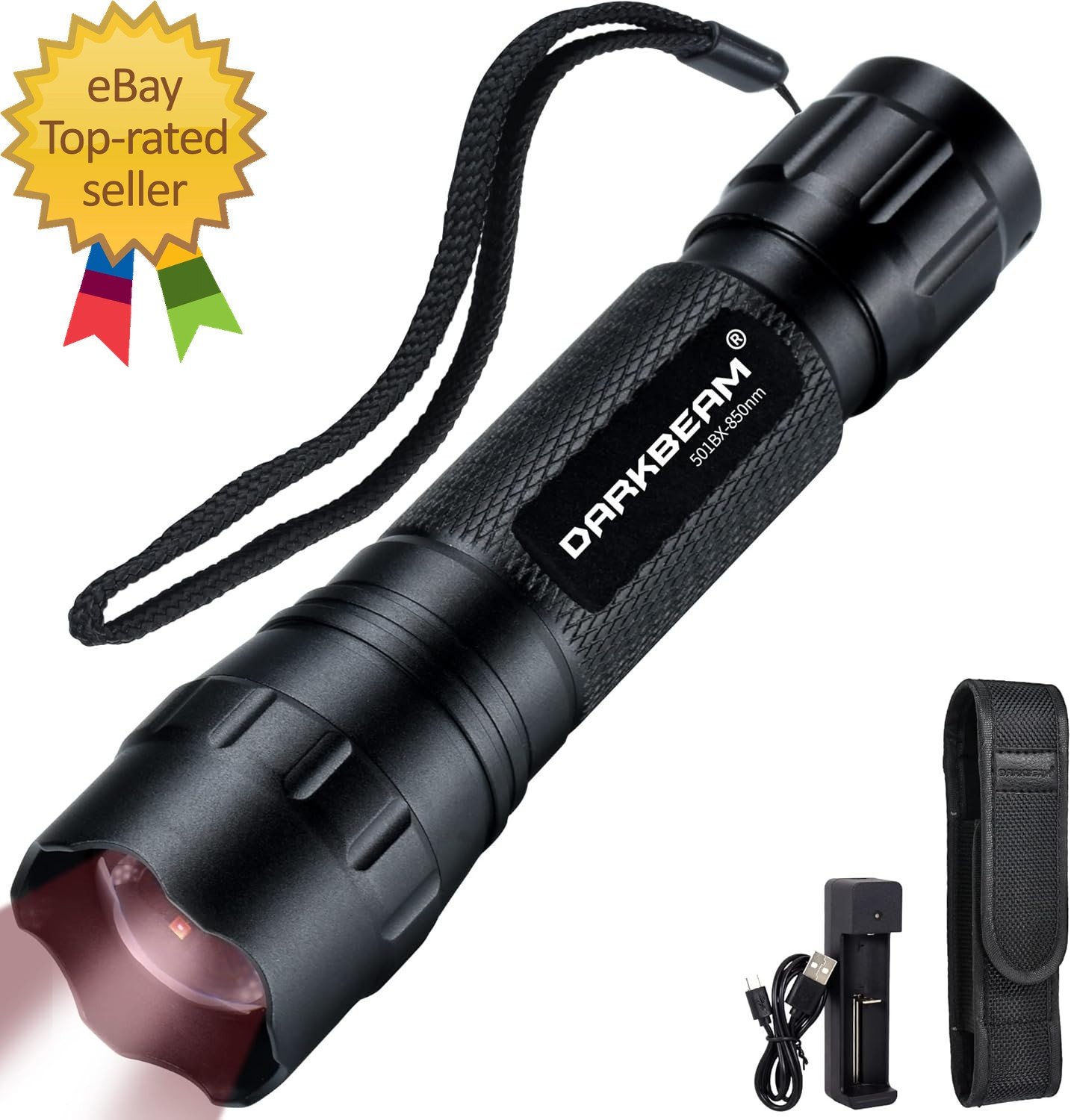 Rechargeable Mini Infrared 850Nm LED Flashlight