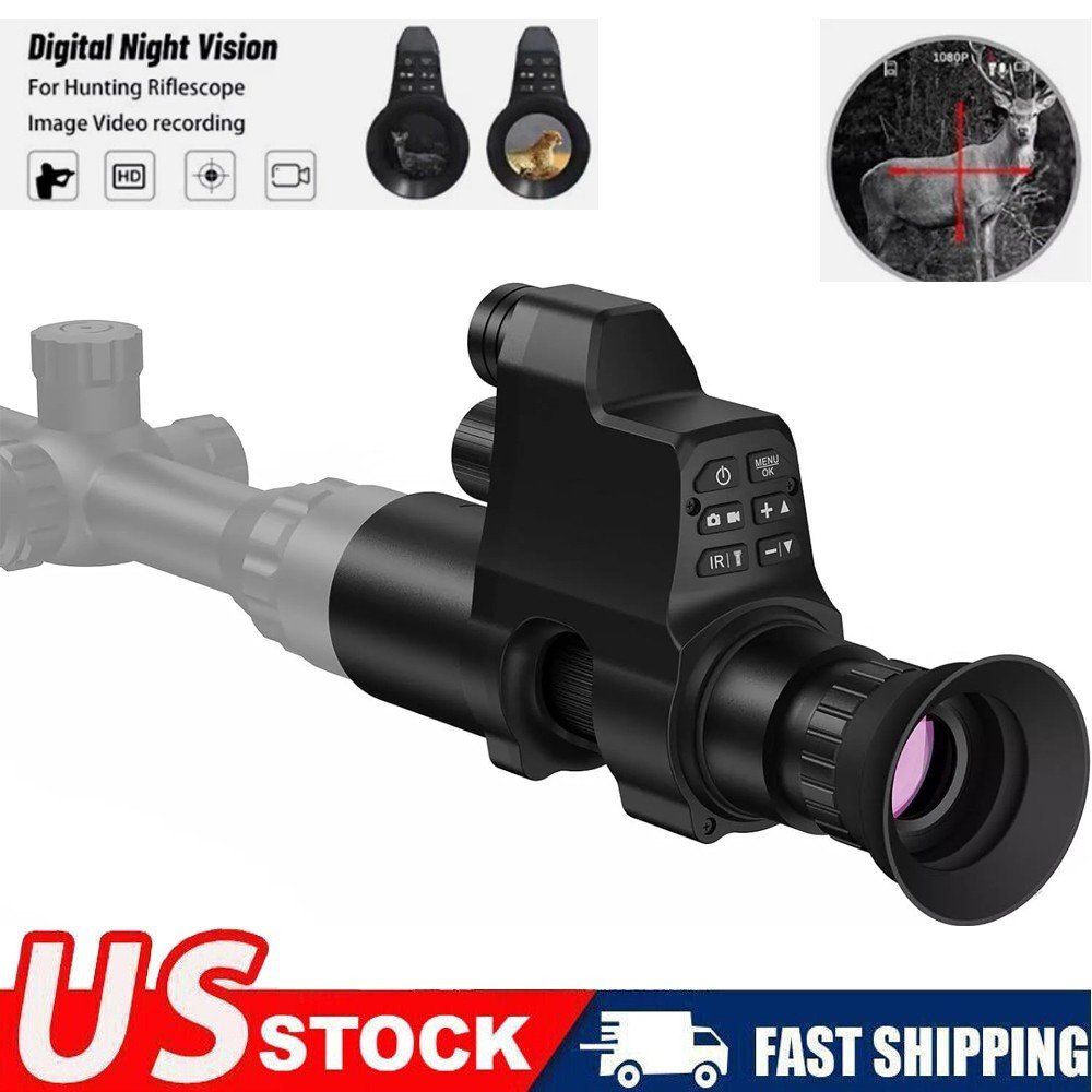 Night Vision Hunting Scope Monocular with HD Video