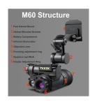 TKKOK M60 Night Vision Monocular for Helmets