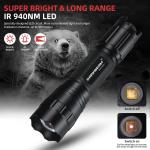 IR Flashlight for Night Vision 940nm LED
