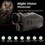 Digital Night Vision Monocular for Complete Darkness