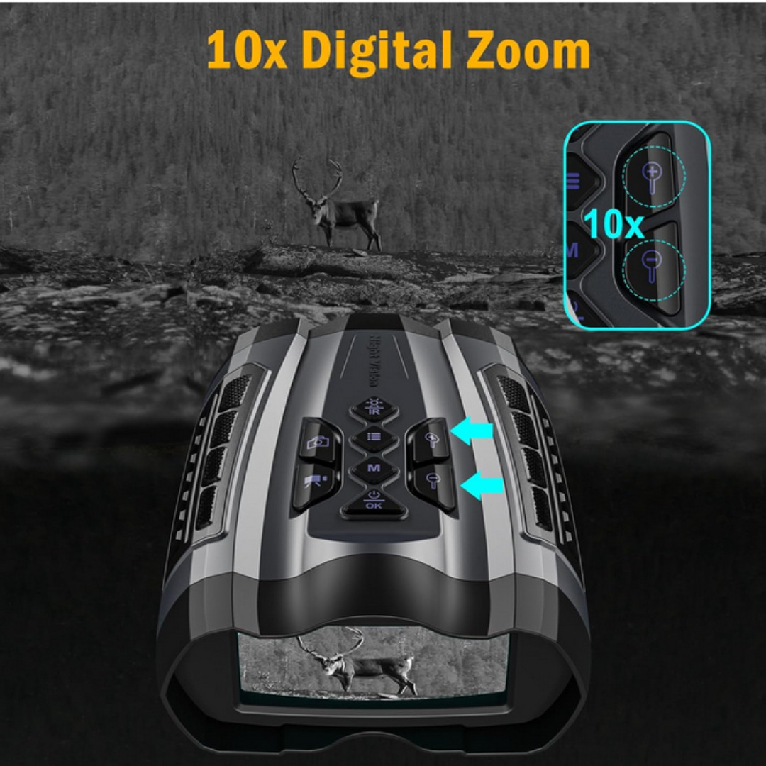 4K Night Vision Binoculars with 10X Zoom