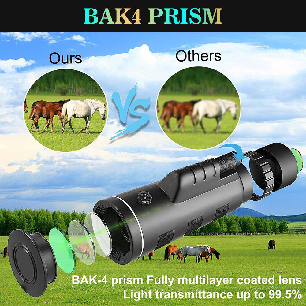 80x100 High Definition Night Vision Monocular