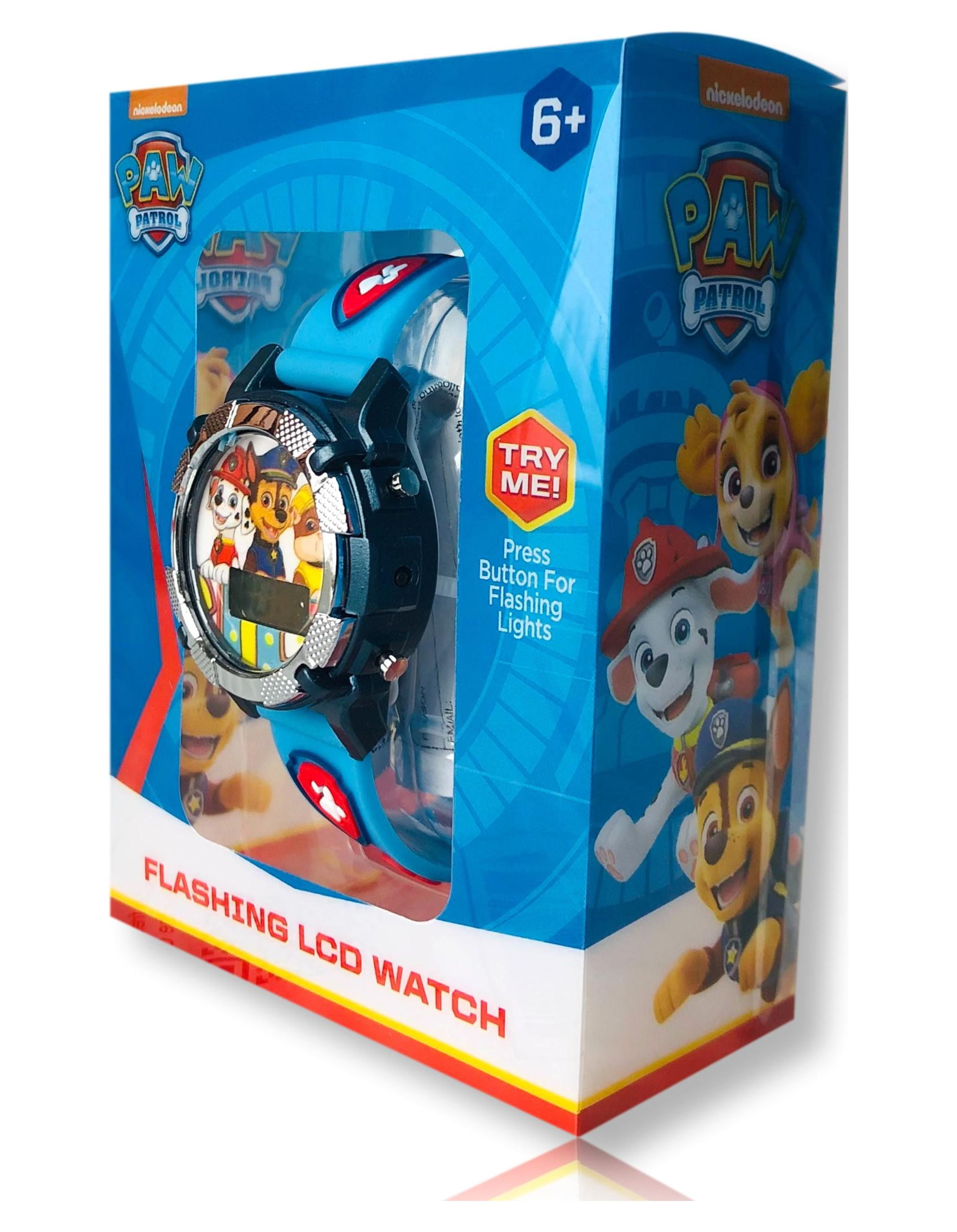 Paw Patrol Light-Up LCD Watch in Blue