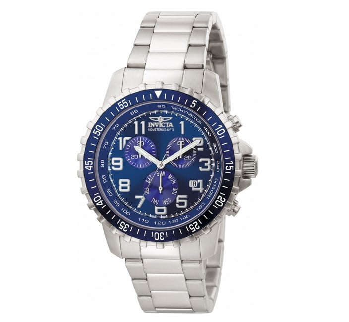 Men's Specialty 6621 Silver Stainless-Steel Swiss Quartz Dress Watch