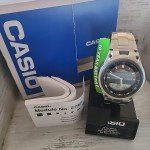 Casio Databank sport watch, black dial