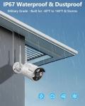 OOSSXX 8-Channel 1080P Wireless Security Camera System