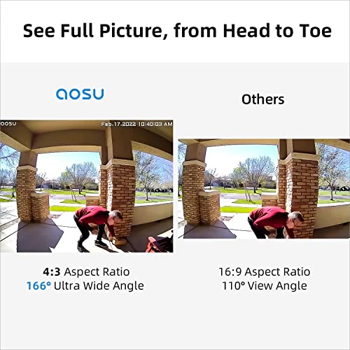 AI Wireless Doorbell Camera with 2K Video