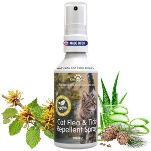KinderPetĀ® Natural Cat Flea and Tick Spray 100ml