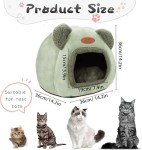 Cozy Cat Bed Tent with Washable Cushion
