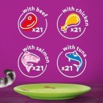 Whiskas 1+ Adult Mixed Jelly Cat Food Pouches