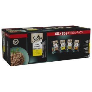 Sheba Adult Wet Cat Food Pouches - Poultry Pack