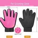 Pet Grooming Glove for Cats and Dogs